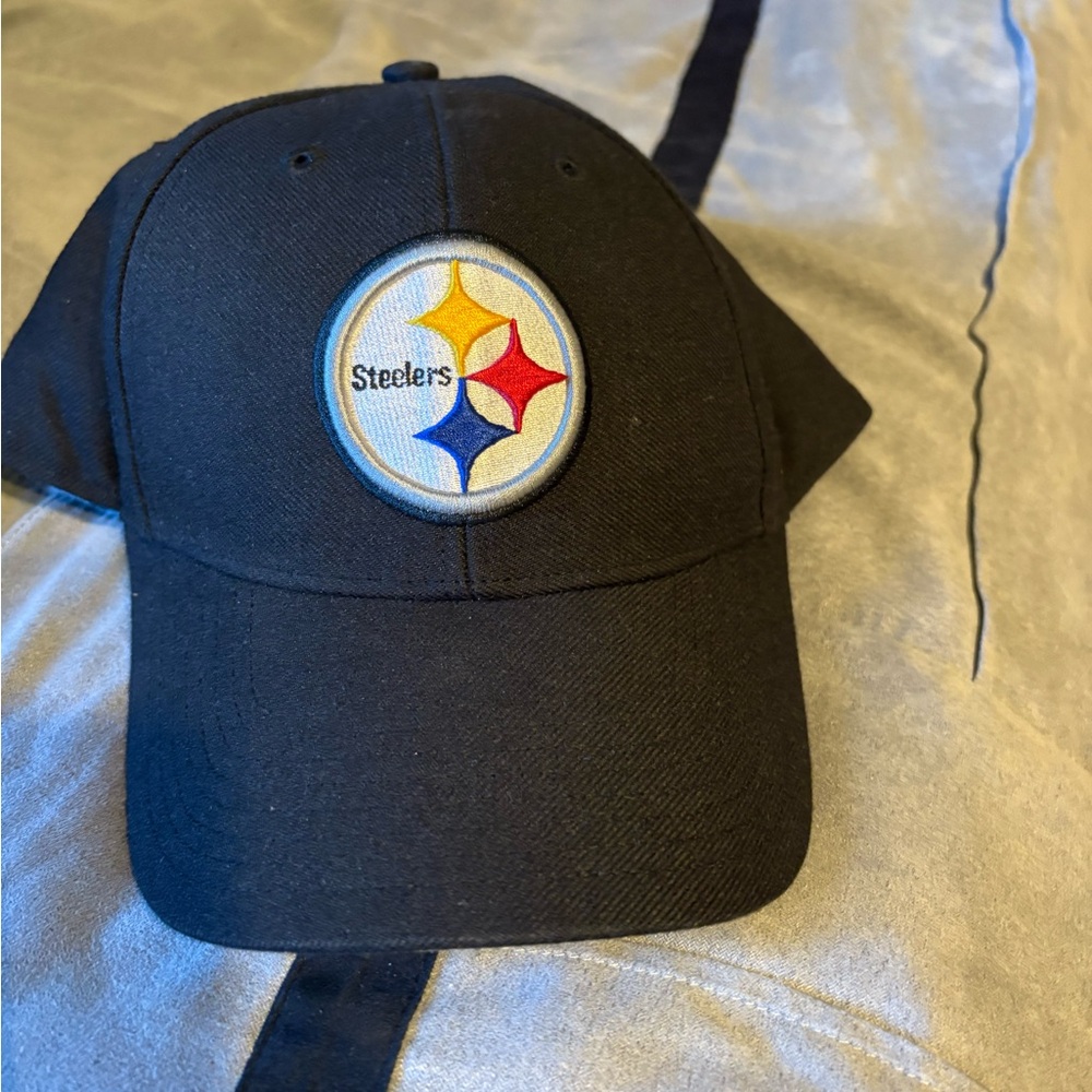 47 Brand Black Steelers Hat